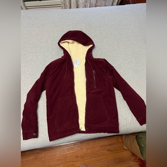 “Cold Culture” Maroon Winter Jacket - Picture 1 of 4